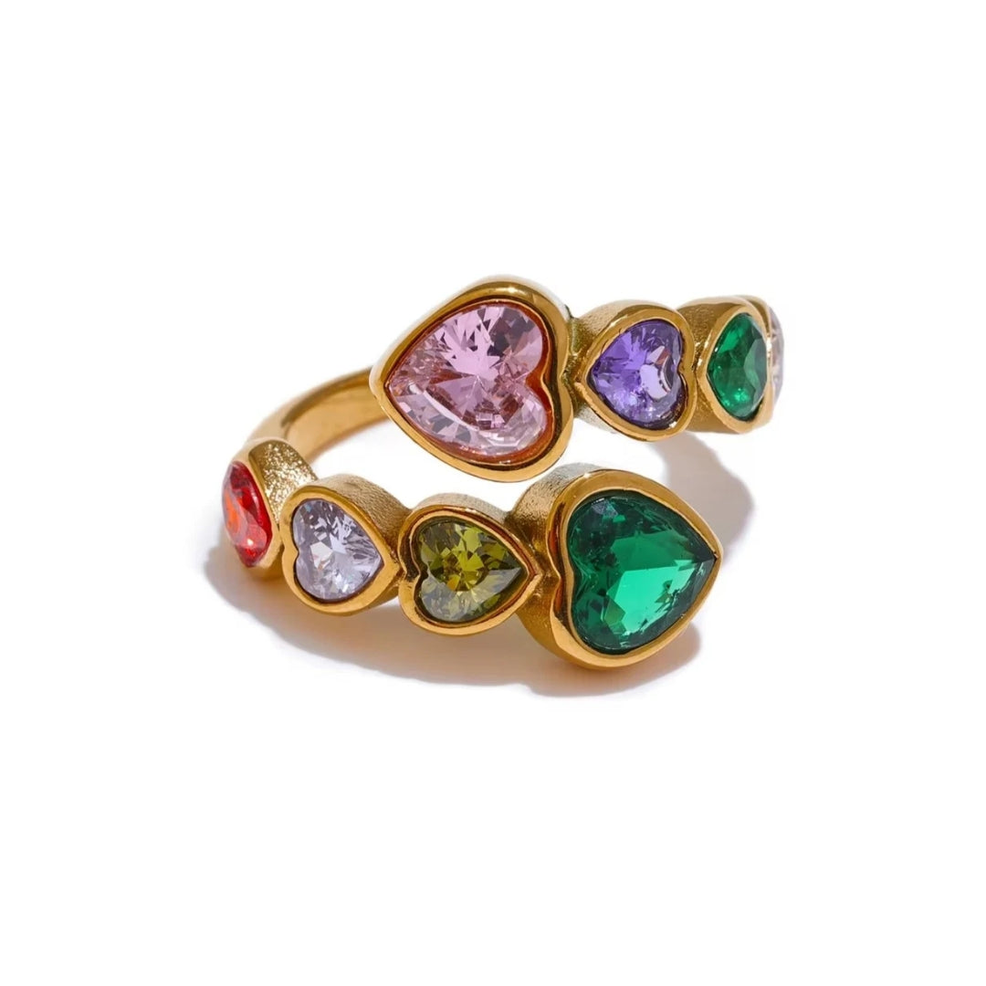 Soléa Heart | Adjustable Open Ring