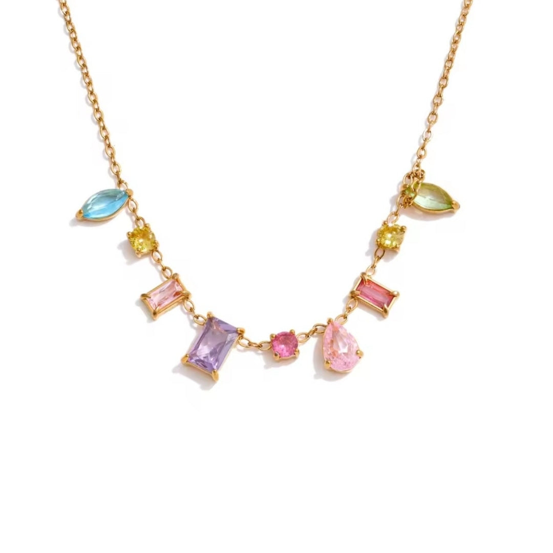 Marine | Iridescent Light Pendant Necklace