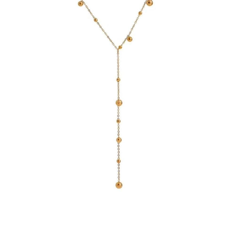 Annabelle | Long pearl necklace