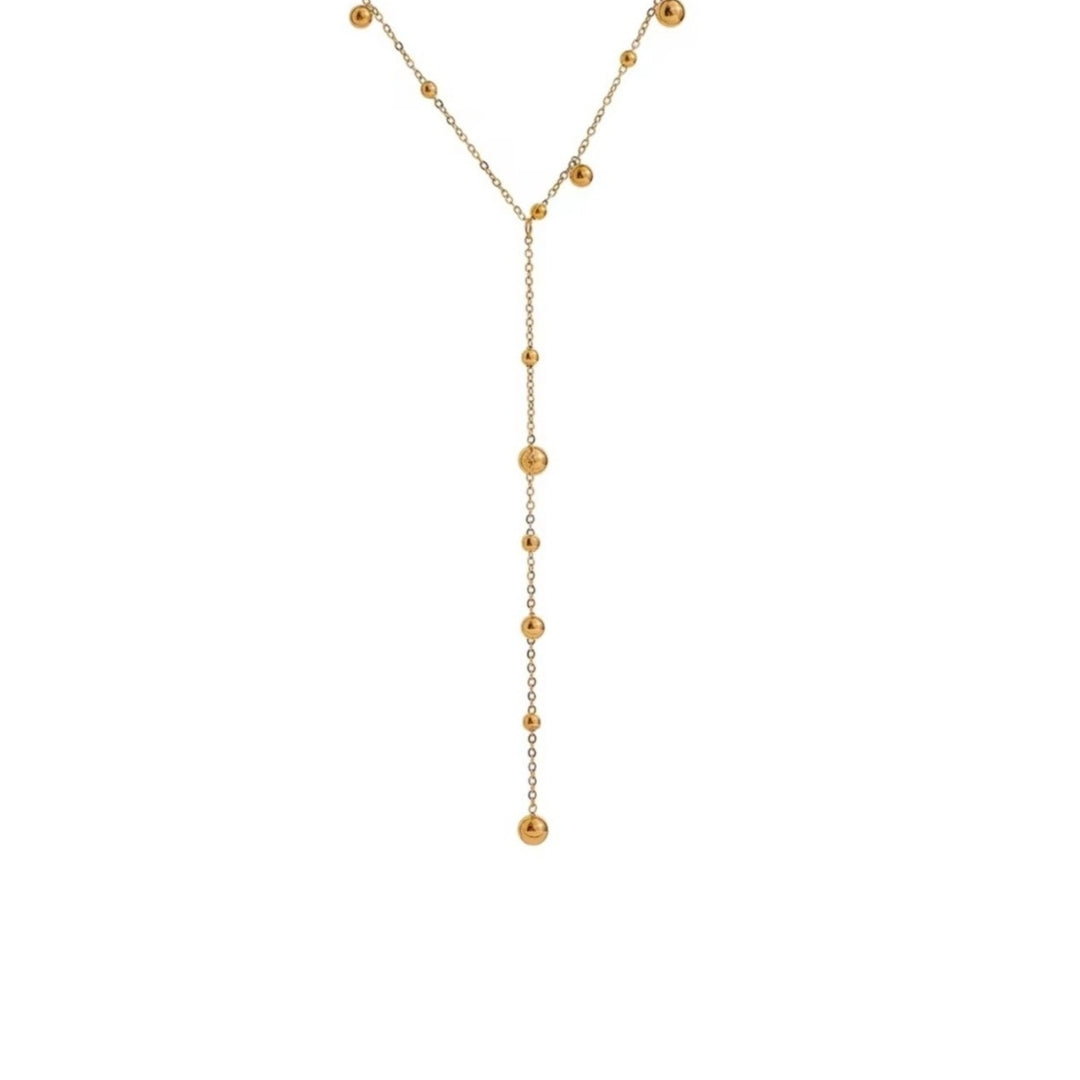 Annabelle | Long pearl necklace