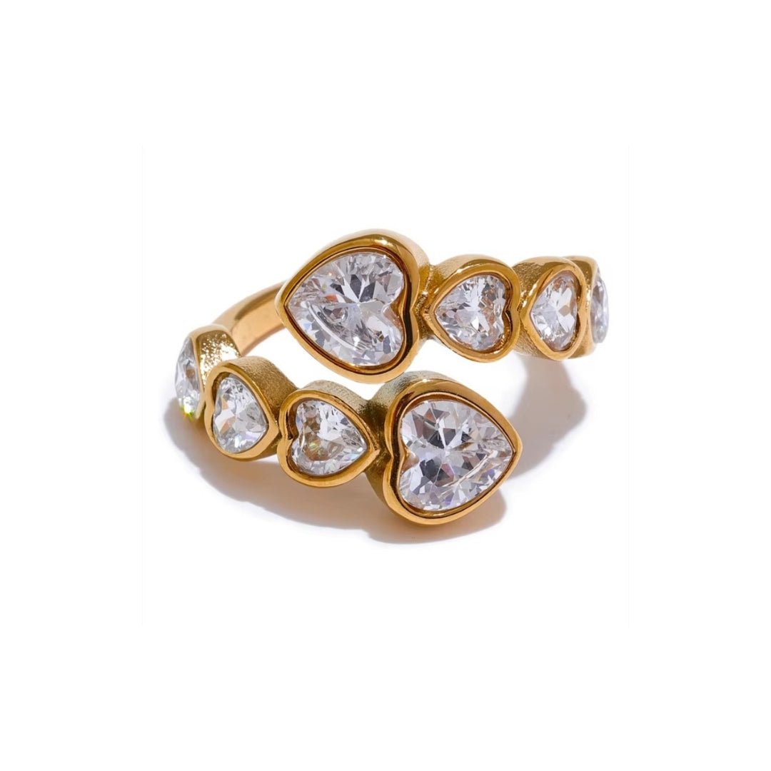 Soléa Heart | Adjustable Open Ring