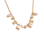 Marine | Collier pendentif lumière irisée