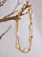 Cloé | Bracelet Double Chaîne