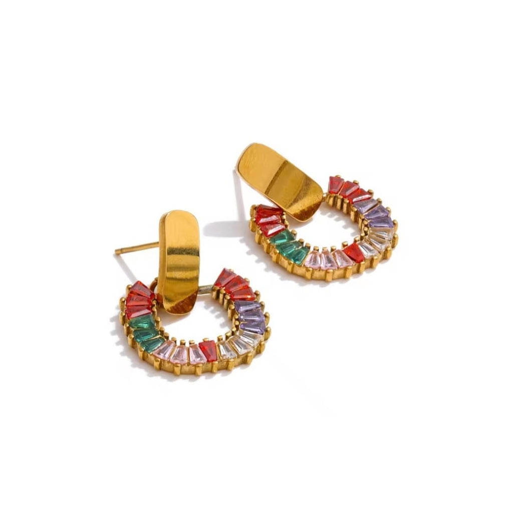 Sophie | Boucles d’oreilles chic et colorées