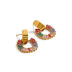 Sophie | Boucles d’oreilles chic et colorées
