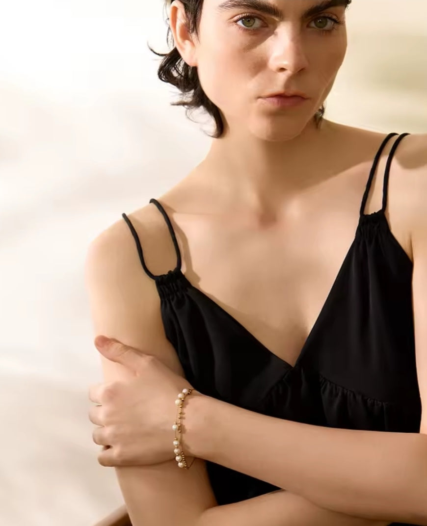 Céline | Bracelet éclat perlé