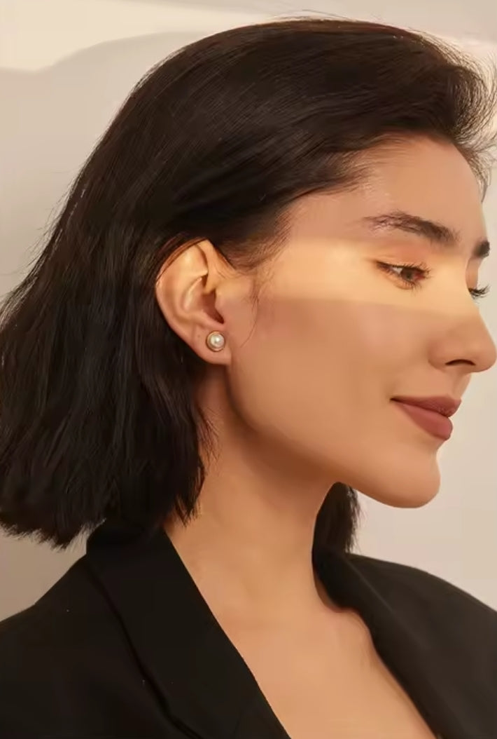 Elza | Boucle d'oreille Perle Nacré