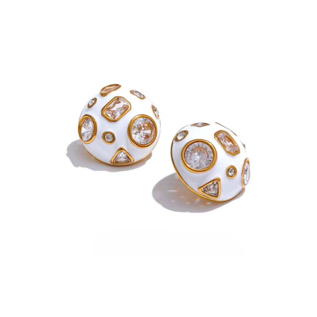 Diva | Boucles d’oreilles strass lumineux